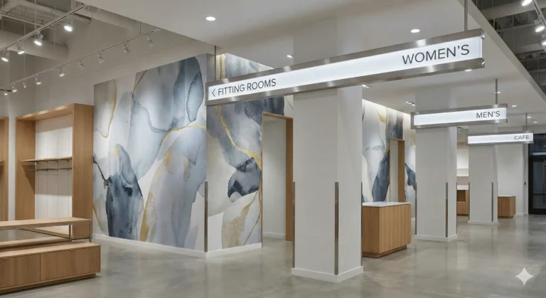 Rótulos corporativos para stands de feria